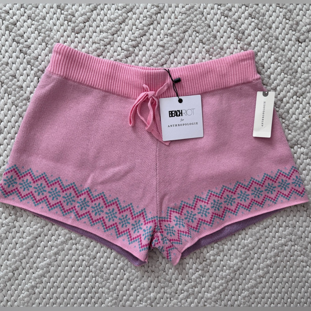 NWT Anthropologie X Beach Riot Balboa Sweater Shorts Small